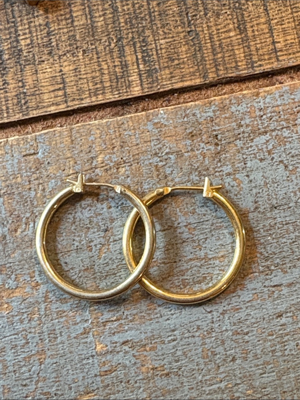 Classic Vintage Gold Hoop Earrings - Women Jewelry